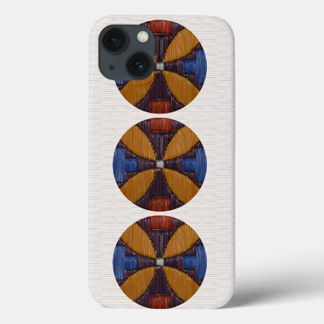 Tri GoldBlume Case-Mate iPhone Hülle (Rückseite)