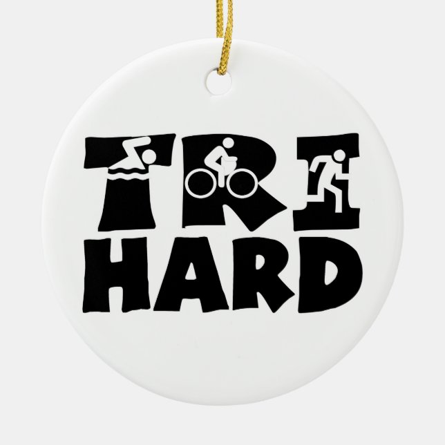 Tri hartes keramik ornament (Vorne)
