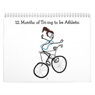 Tri-ing athletischer Kalender sein