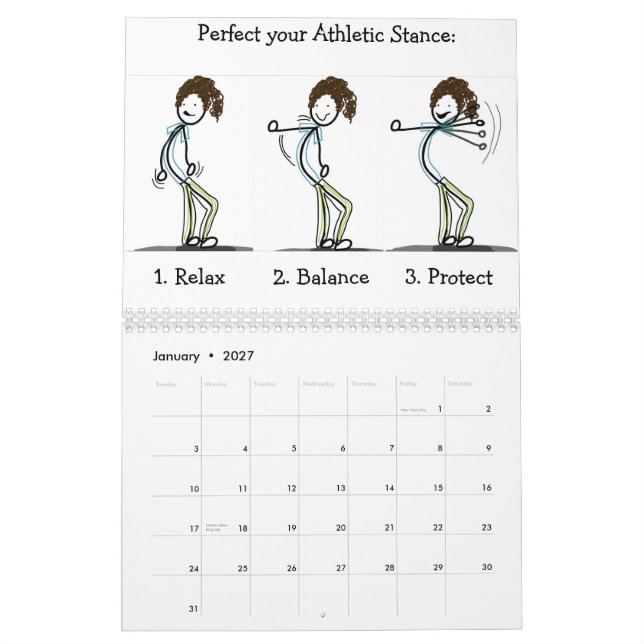 Tri-ing athletischer Kalender sein (Jan 2027)