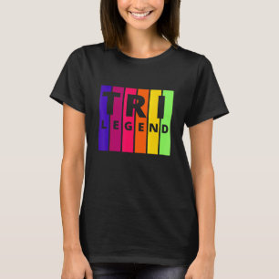 Tri Legend - Cooles Triathlon Design T-Shirt