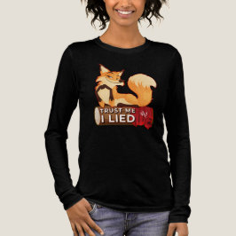 Tri-mix Long Sleeve : Vertraut mir (schwarz) Tri-Blend Shirt