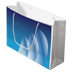 Tri-Sail Translucent Blue Sky Große Geschenktüte
