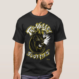 Tri Tal Scotties - Schwarzes T-Shirt
