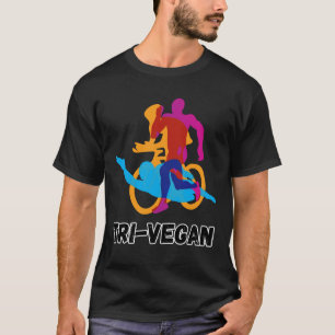 Tri-Vegan Triathlon vegane Biketour T-Shirt