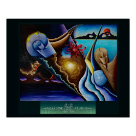 'Tria Prima' Glossy Poster