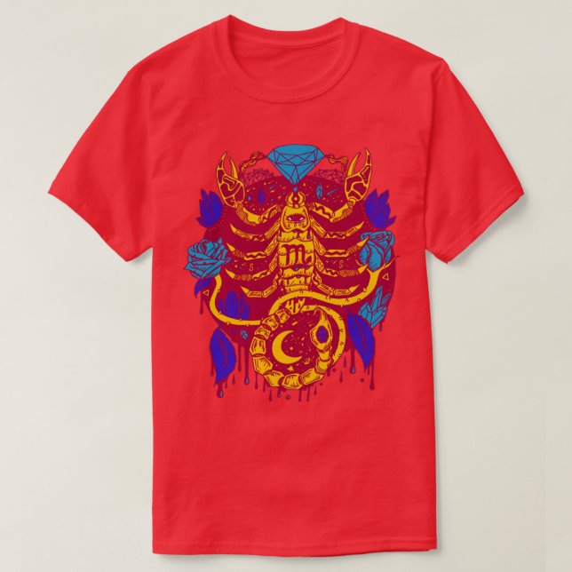 Triad Mystic Scorpio Zodiac T-Shirt (Design vorne)