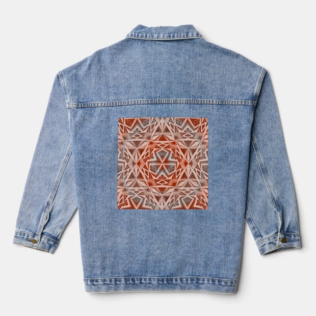 Triadenmuster Jeansjacke (Rückseite)