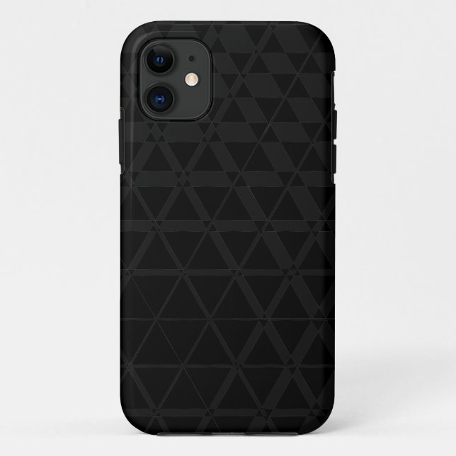Triagonal Ebony (Charcoal) iPhone 5S Fall Case-Mate iPhone Hülle (Rückseite)