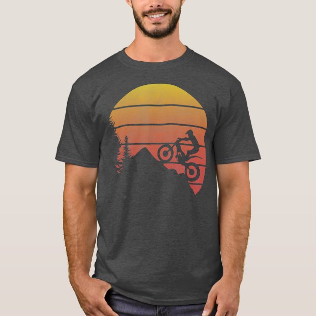 Trial-Motorrad T-Shirt (Vorderseite)