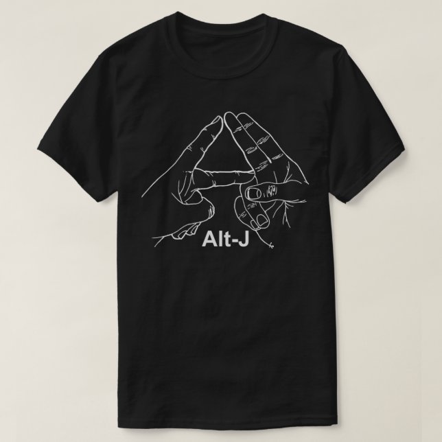 Triangel Finger ALT-J Logo Essential T - Shirt (Design vorne)