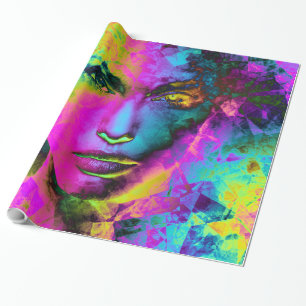 Triangle Art 3 Geschenkpapier