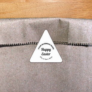 Triangle-Aufkleber für das White Oaster-Business Dreieckiger Aufkleber