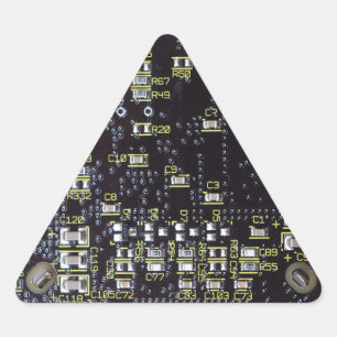 Triangle-Aufkleber für die integrierte Schalttafel Dreieckiger Aufkleber