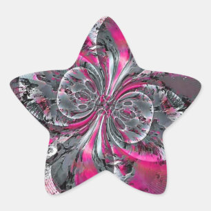 Triangle-Aufkleber für gemischte Signale Stern-Aufkleber