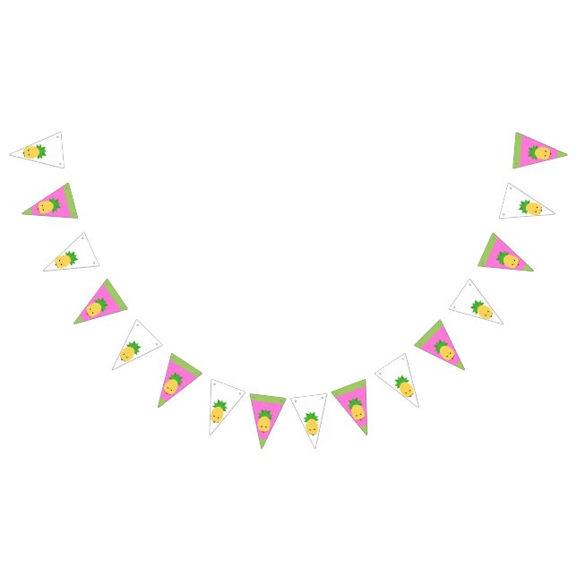 Triangle-Banner für Ananas Wimpelkette (Alle)