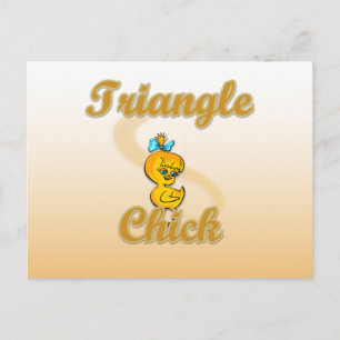 Triangle Chick Postkarte