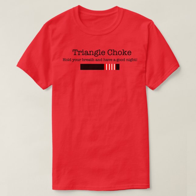 Triangle choke BJJ T-Shirt (Design vorne)
