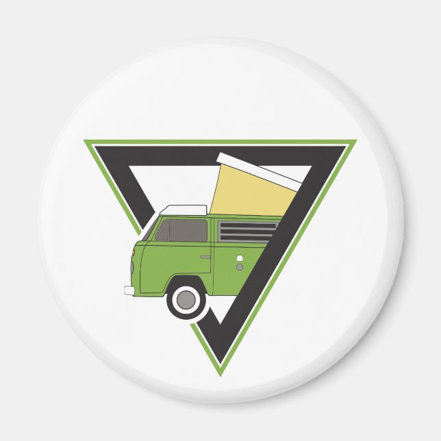 Triangle Classic Camper van Magnet (Vorne)