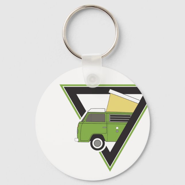 Triangle Classic Camper van Schlüsselanhänger (Vorderseite)