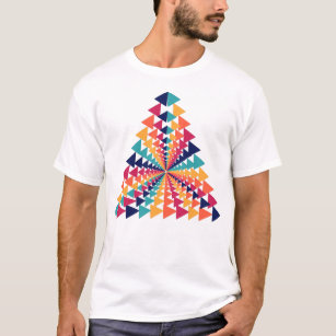 TRIANGLE GEOMETRIC ART TSHIRT. T-Shirt