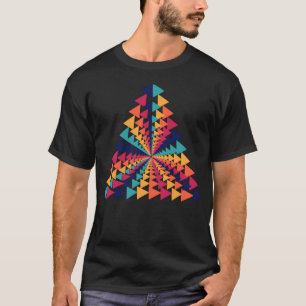 TRIANGLE GEOMETRIC ART TSHIRT. T-Shirt