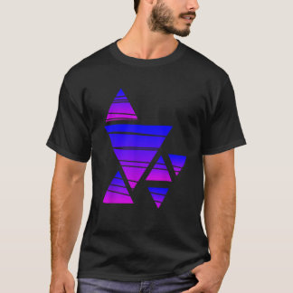Triangle Geometric Form Colors tee