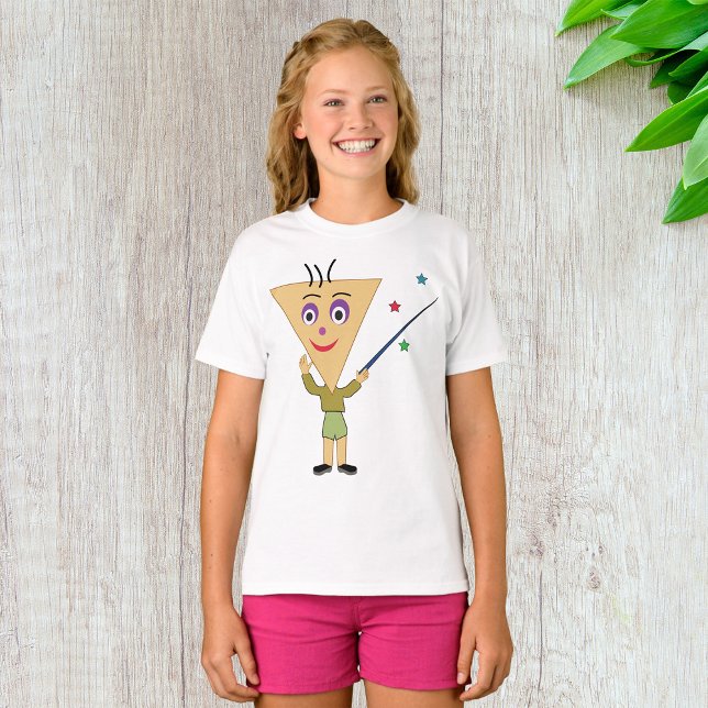 Triangle Head Character Girls T - Shirt (Von Creator hochgeladen)