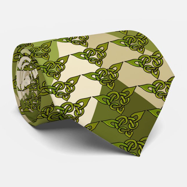 Triangle keltic kann sich über Jumbo Zigzag wieder Krawatte (Gerollt)