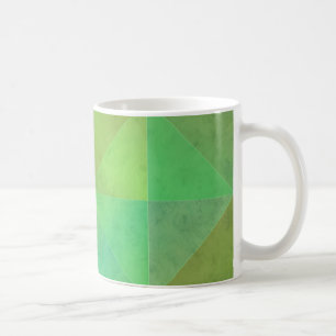 Triangle la Green Geometric Tasse