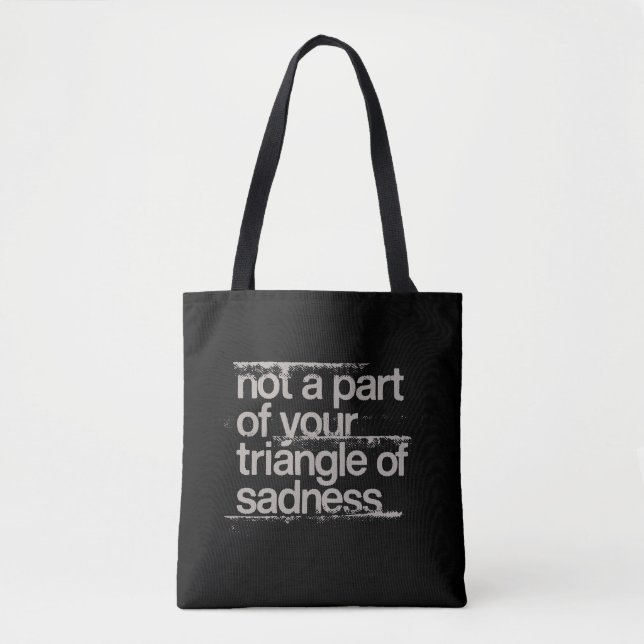 Triangle of Sadness Tote Bag (Vorderseite)