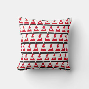 Triangle Santa Claus Kissen