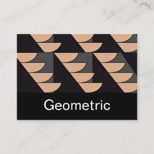 Triangle Semi Circle Geometric Visitenkarte