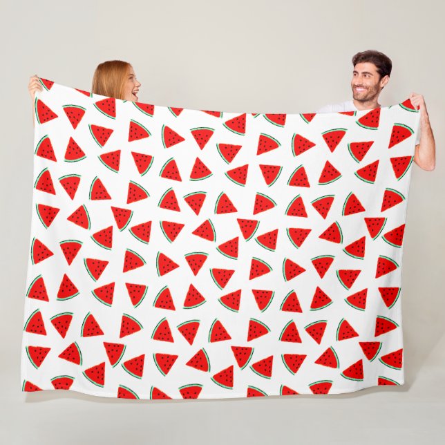 Triangle Watermelons Fleecedecke (Beispiel)