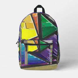 Triangulated Colors Bedruckter Rucksack