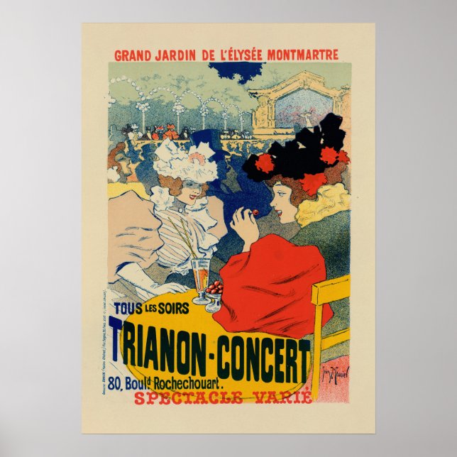 Trianon-Konzert | Georges Meunier Poster (Vorne)