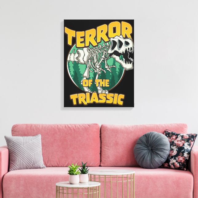 Trias-Fehler Leinwanddruck (Insitu (Wohnzimmer))