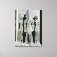 Trias Menkaures mit der Göttin Hathor