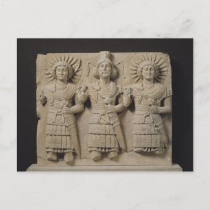 Trias Palmyrens Götter aus der Region Palmyra Postkarte