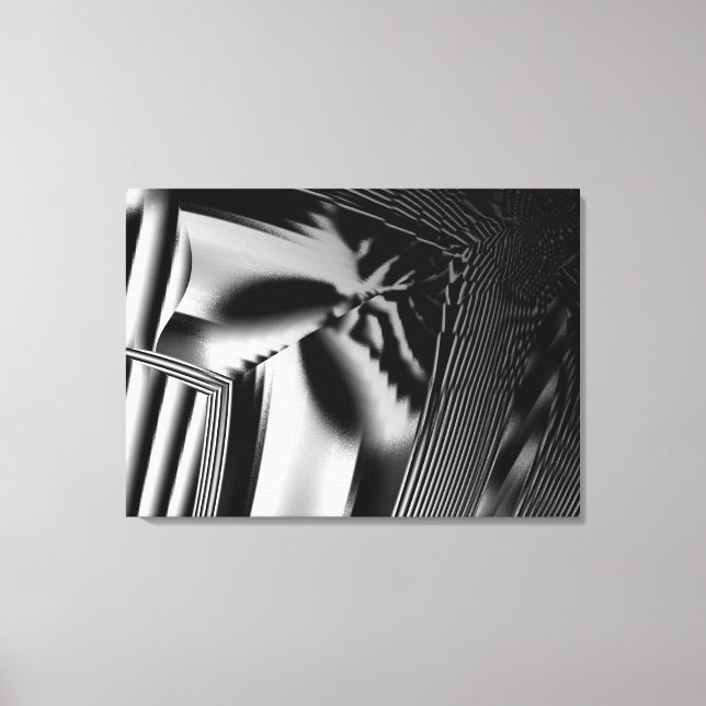 Triassic Frost Stretched Canvas Print Leinwanddruck (Vorderseite)