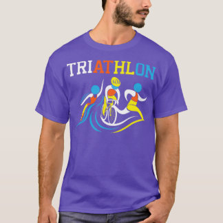 Triathle Triathle Triathlon Reiten T-Shirt