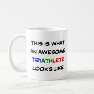 Triathlet, phantastisch kaffeetasse