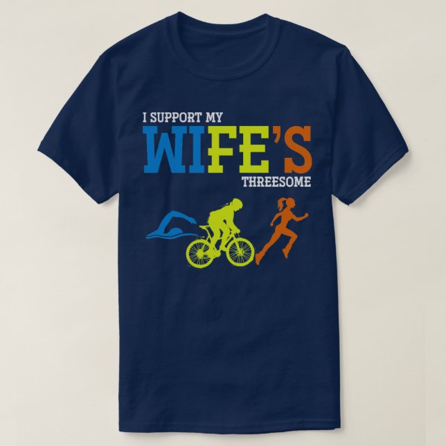 Triathlete Funny Triathlon T-Shirt (Design vorne)
