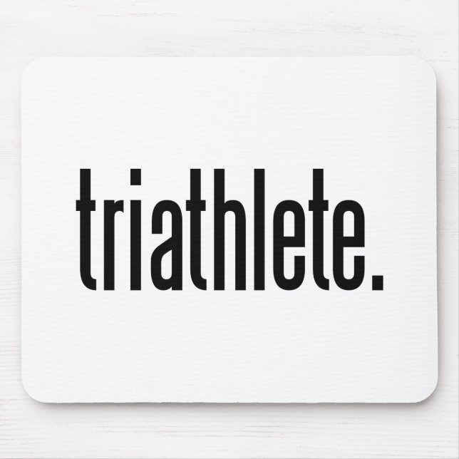Triathlete. Mousepad (Vorne)