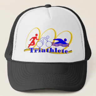 Triathlete SCHWIMMEN-LAUFfahrrad Truckerkappe