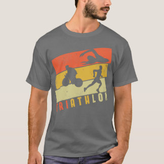 Triathlete Swim Radrennen T-Shirt