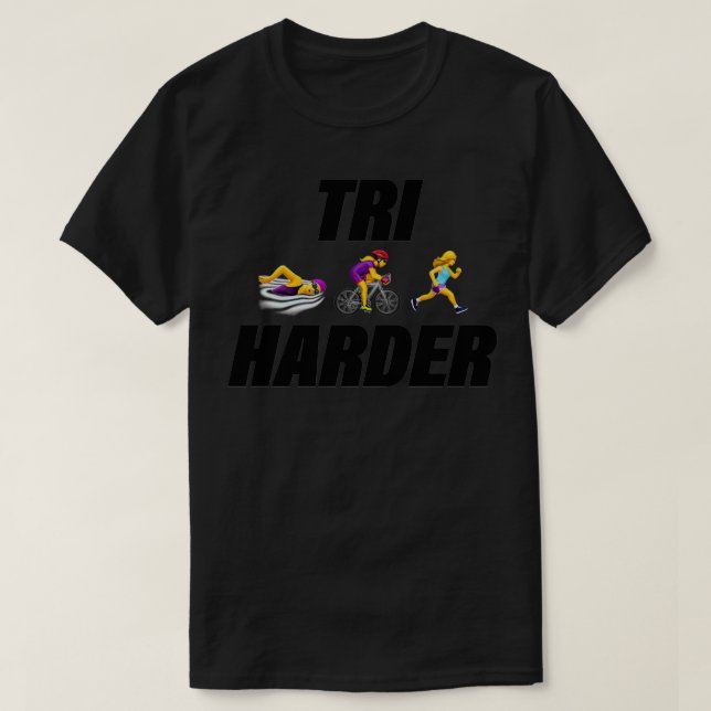Triathleten tri härter 5 T-Shirt (Design vorne)