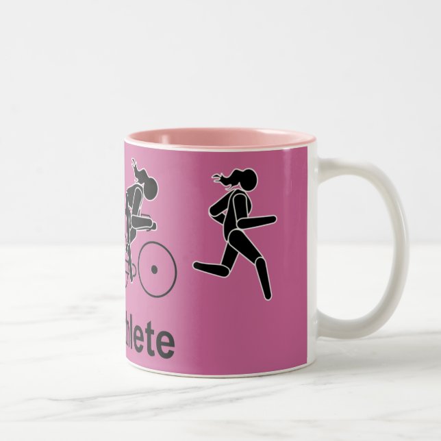 Triathletische Tasse der Frau (Rechts)