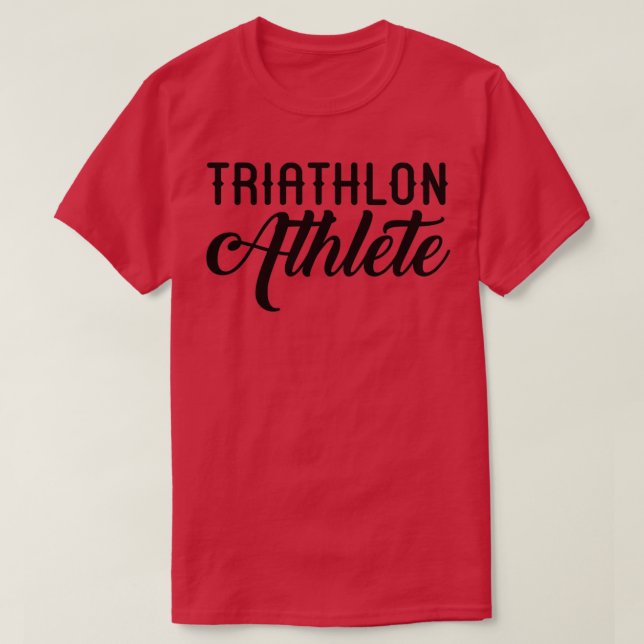 Triathlon-Athlet 20 T-Shirt (Design vorne)