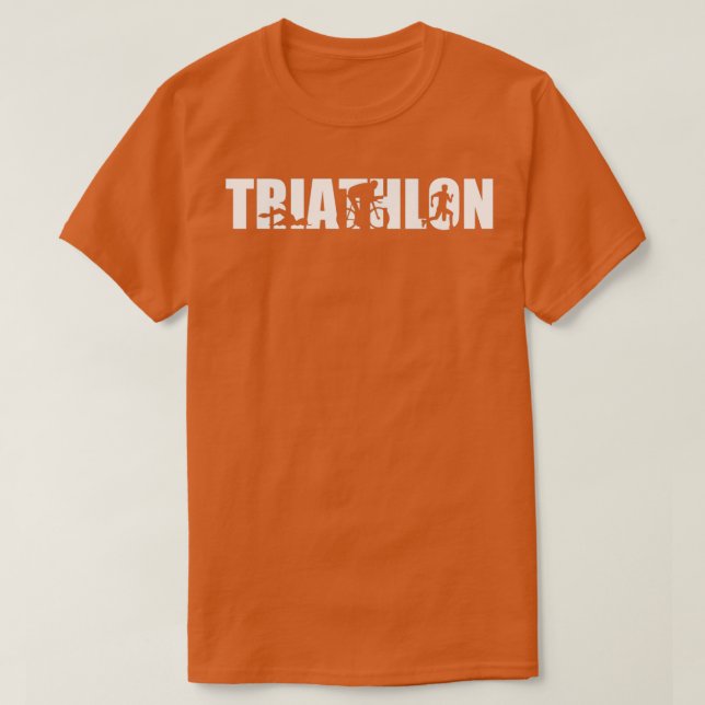Triathlon Athleten T-Shirt (Design vorne)
